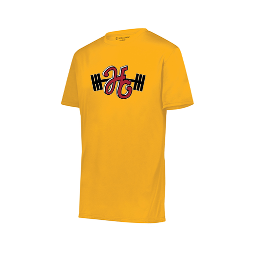 [222818.025.S-LOGO3] Men's Movement Dri Fit Shirt (Adult S, Athletic Gold, Logo 3)