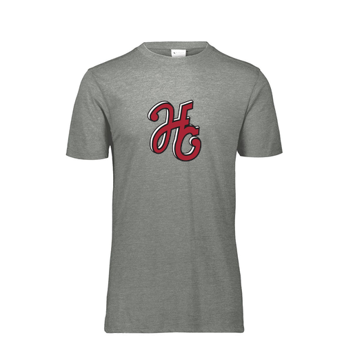 [FTSCUBGY-AS-LOGO1] Decker Men's Tri-Blend T-Shirt - Short Sleeve (Adult S, Gray, Logo 1)