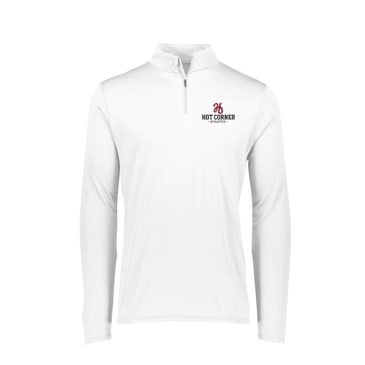 [FTLQFLWH-FAXS-LOGO2] Decker Women's Flex-Lite 1/4 Zip Shirt (Female Adult XS, White, Logo 2)