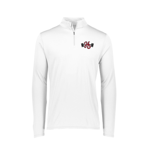 [FTLQFLWH-FAXS-LOGO3] Decker Women's Flex-Lite 1/4 Zip Shirt (Female Adult XS, White, Logo 3)