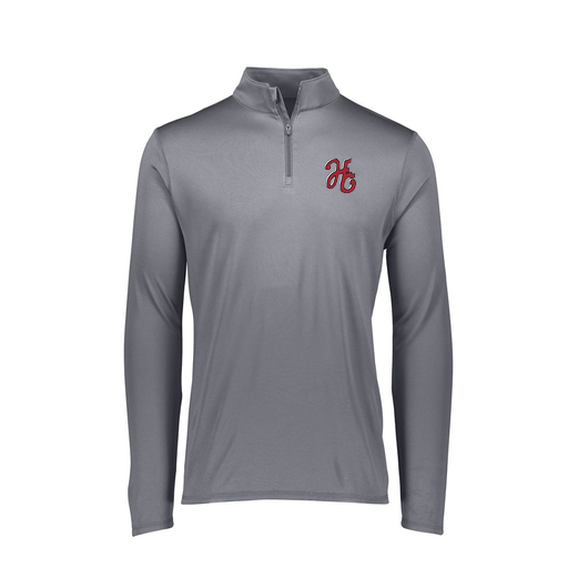 [FTLQFLGY-FAXS-LOGO1] Decker Women's Flex-Lite 1/4 Zip Shirt (Female Adult XS, Gray, Logo 1)