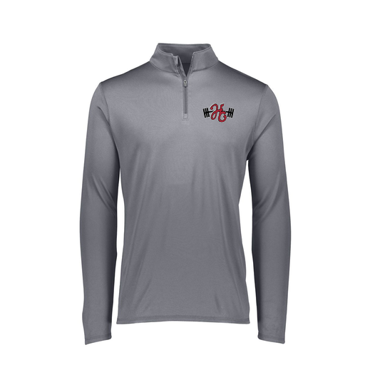 [2787.059.XS-LOGO3] Ladies Dri Fit 1/4 Zip Shirt (Female Adult XS, Gray, Logo 3)