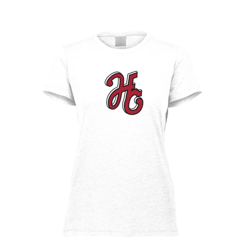 [FTSCUBWH-FAXS-LOGO1] Decker Women's Tri-Blend T-Shirt - Short Sleeve (Female Adult XS, White, Logo 1)