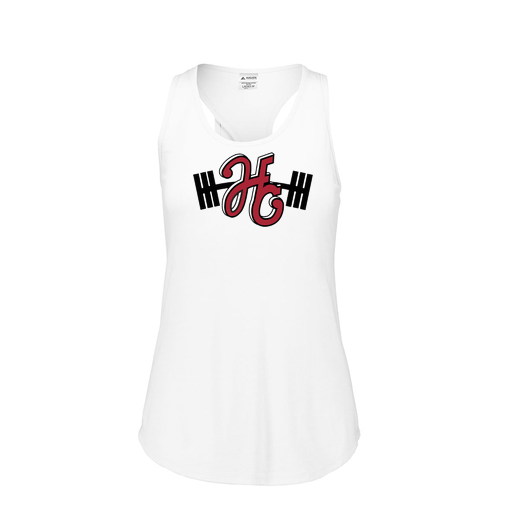 [3078.005.S-LOGO3] Ladies Tri Blend Tank Top (Female Adult S, White, Logo 3)