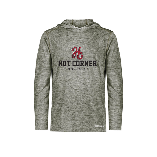 [FOLHCGGY-AS-LOGO2] Decker Men's Charge Hoodie (Adult S, Gray, Logo 2)