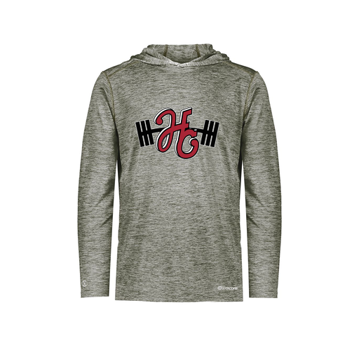 [FOLHCGGY-AS-LOGO3] Decker Men's Charge Hoodie (Adult S, Gray, Logo 3)