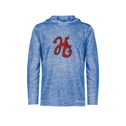 [FOLHCGRY-YS-LOGO1] Decker Youth Charge Hoodie (Youth S, Royal, Logo 1)