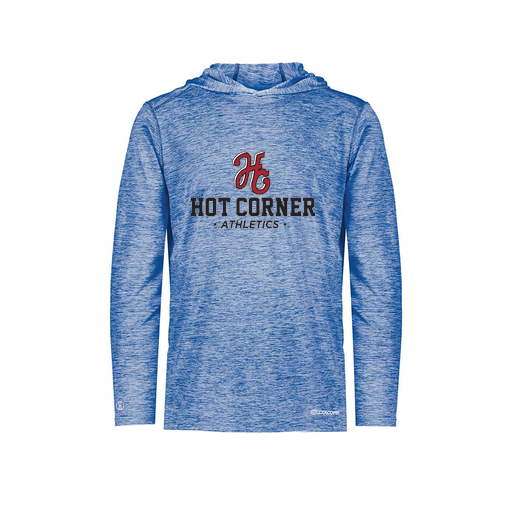 [FOLHCGRY-YS-LOGO2] Decker Youth Charge Hoodie (Youth S, Royal, Logo 2)