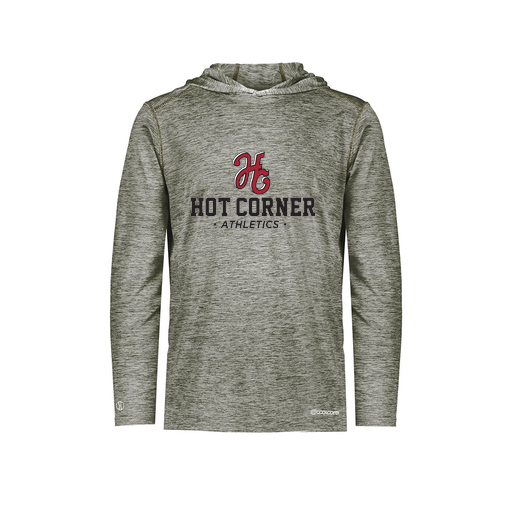 [FOLHCGGY-YS-LOGO2] Decker Youth Charge Hoodie (Youth S, Gray, Logo 2)