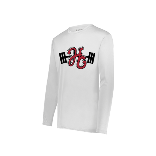 [222822.005.XS-LOGO3] Men's LS Smooth Sport Shirt (Adult XS, White, Logo 3)