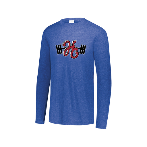 [3075.U55.XS-LOGO3] Men's LS Ultra-blend T-Shirt (Adult XS, Royal, Logo 3)