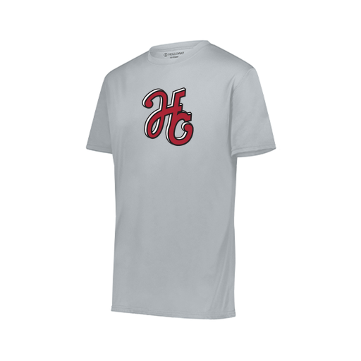 [222819.099.XXS-LOGO1] Youth Movement Dri Fit Shirt (Youth XXS, Silver, Logo 1)