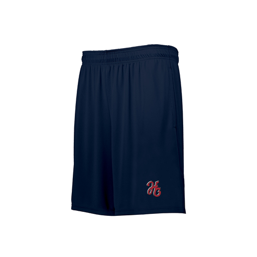 [229611.065.S-LOGO1] Decker Youth Swift Short (Youth S, Navy, Logo 1)