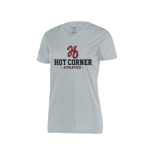 [222820.099.S-LOGO2] Ladies Movement Dri Fit Shirt (Female Adult S, Silver, Logo 2)